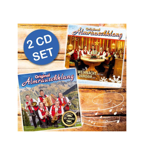 Original Almrauschklang - 45 Jahre + Zur Weihnacht will i nur dahoam sein (2 CDs)