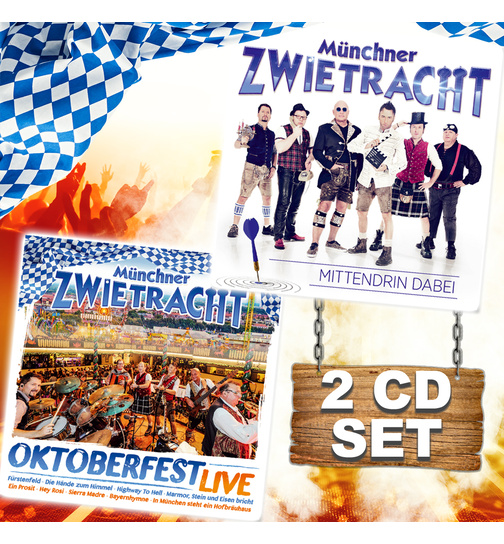 Mnchner Zwietracht - Oktoberfest Live + Mittendrin dabei (2 CDs)